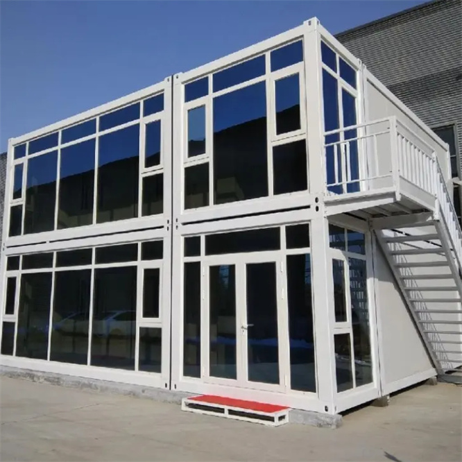 Customizable Modular Container Flat Pack House Low Cost Prefab Steel Tiny Container Home for Outdoor Use