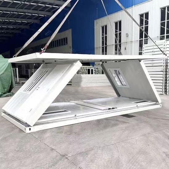 Z Type Folding Container House Prefab Portable Foldable Modular Container Home for Office Accommodation 